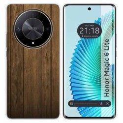 Funda Silicona para Huawei Honor Magic 6 Lite 5G diseño Madera Dibujos