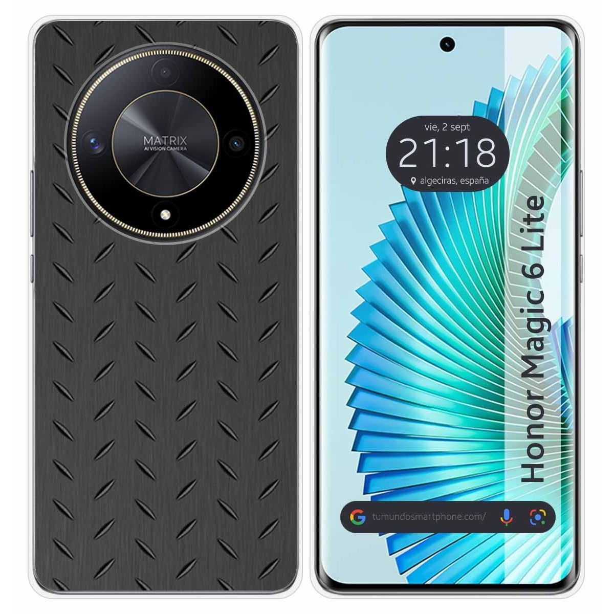 Funda Silicona para Huawei Honor Magic 6 Lite 5G diseño Metal Dibujos