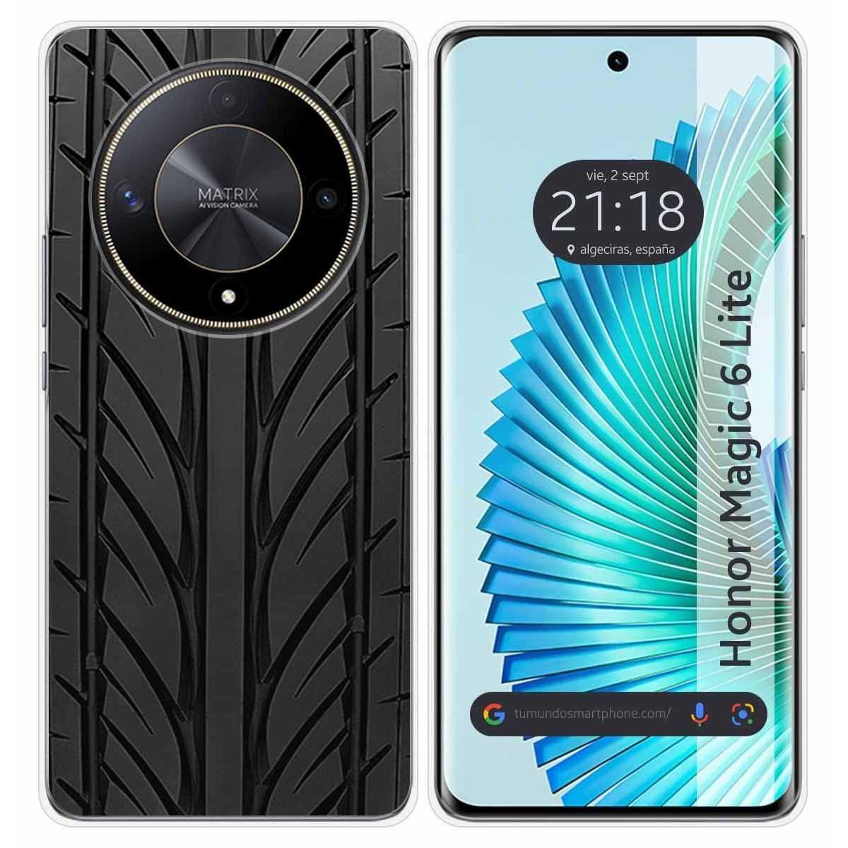 Funda Silicona para Huawei Honor Magic 6 Lite 5G diseño Neumatico Dibujos