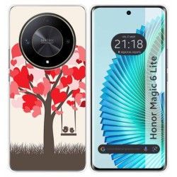 Funda Silicona para Huawei Honor Magic 6 Lite 5G diseño Pajaritos Dibujos