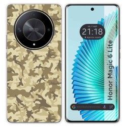 Funda Silicona para Huawei Honor Magic 6 Lite 5G diseño Sand Camuflaje Dibujos