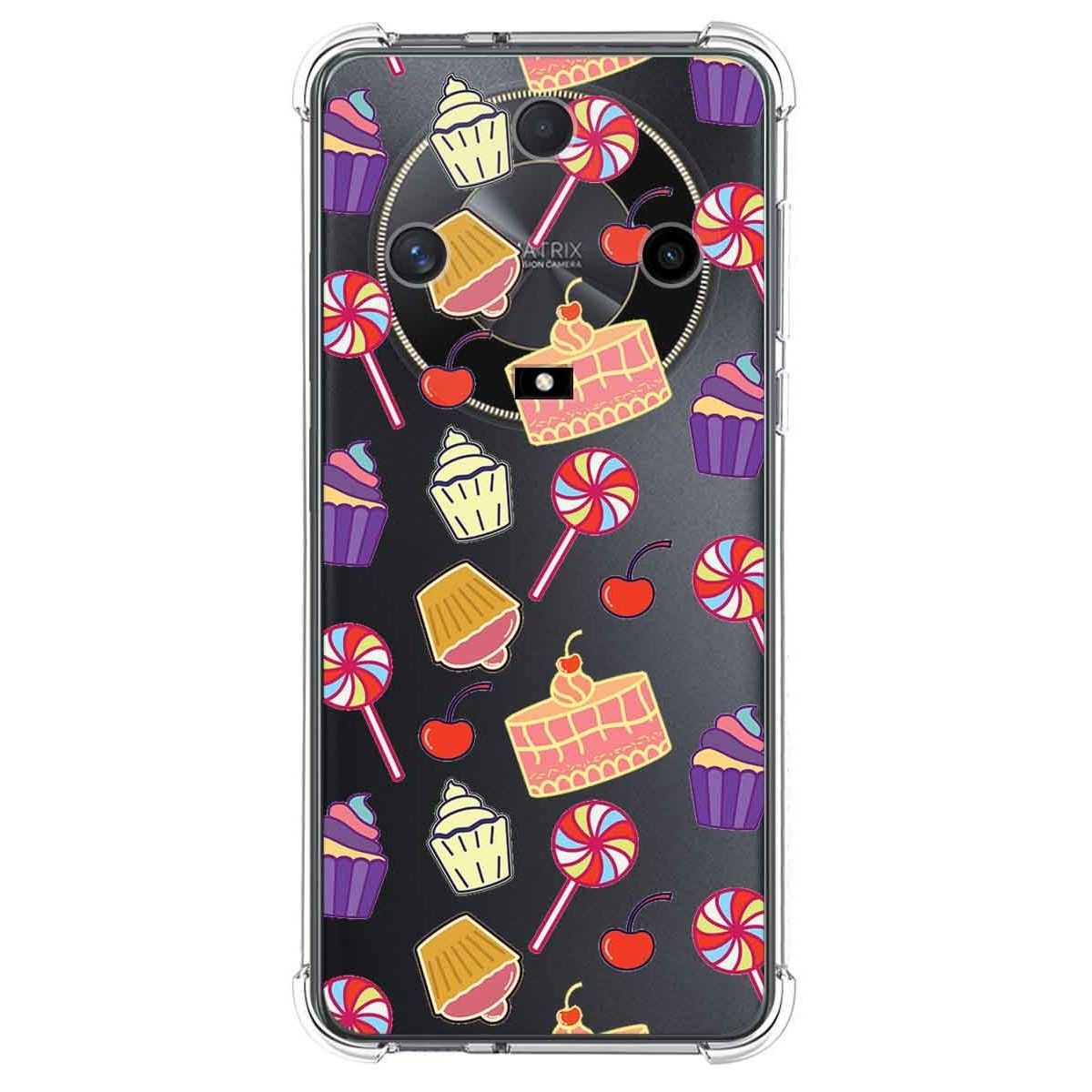 Funda Silicona Antigolpes para Huawei Honor Magic 6 Lite 5G diseño Dulces 01 Dibujos