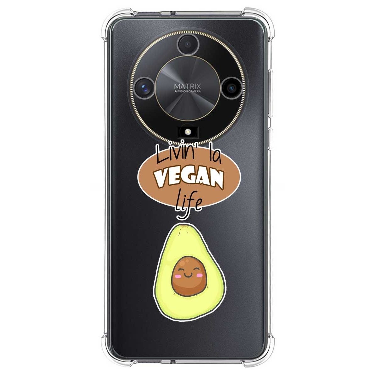 Funda Silicona Antigolpes para Huawei Honor Magic 6 Lite 5G diseño Vegan Life Dibujos