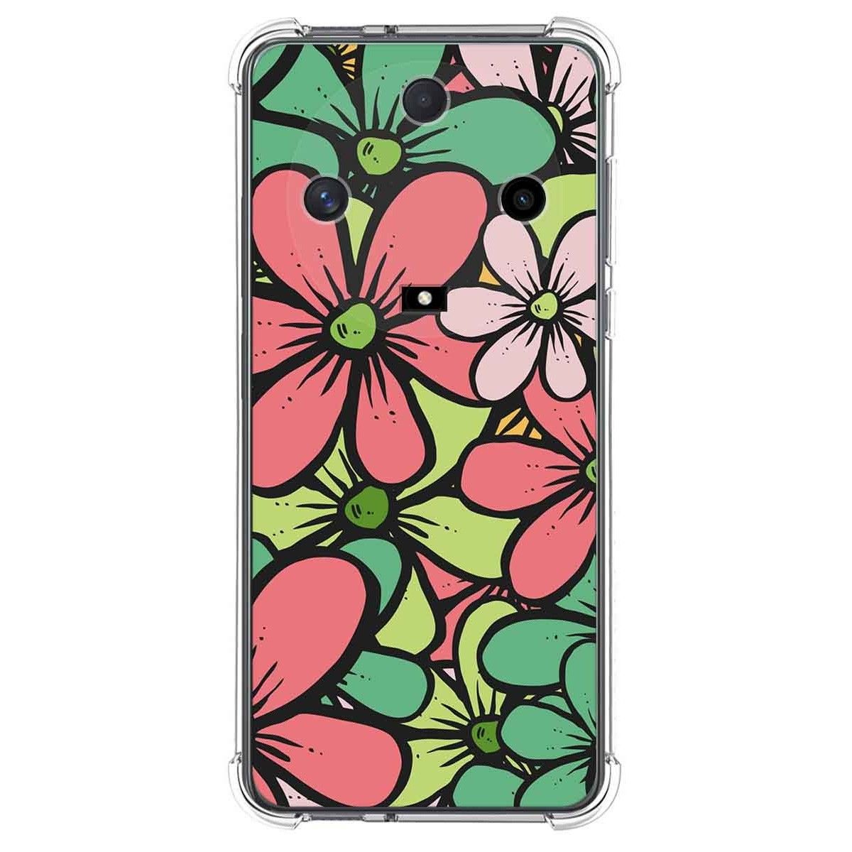 Funda Silicona Antigolpes para Huawei Honor Magic 6 Lite 5G diseño Flores 02 Dibujos