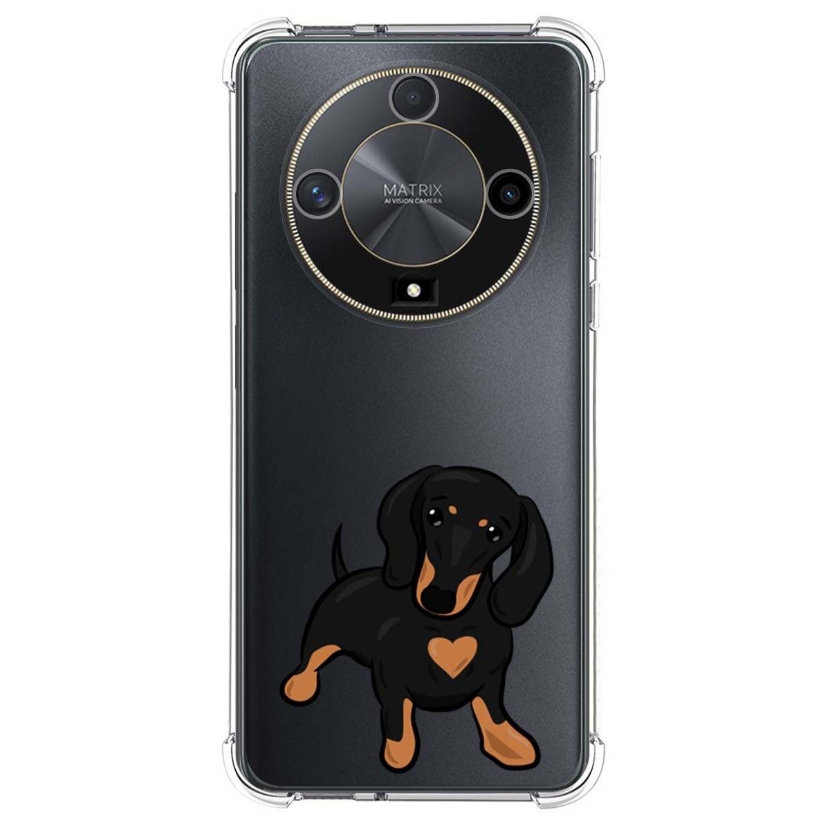 Funda Silicona Antigolpes para Huawei Honor Magic 6 Lite 5G diseño Perros 04 Dibujos