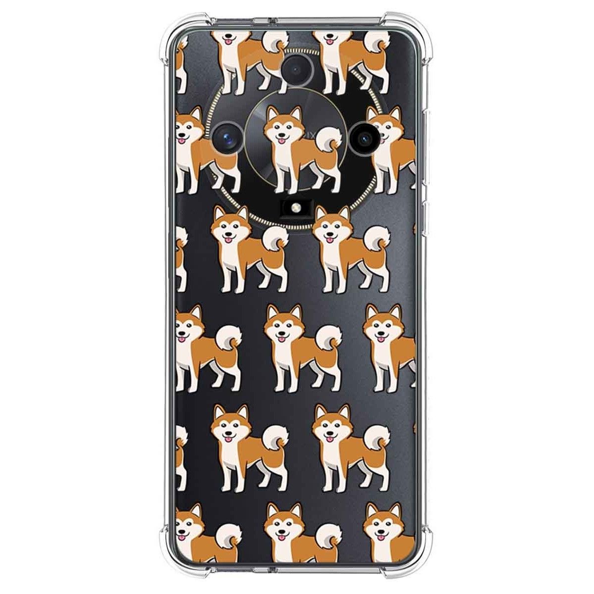Funda Silicona Antigolpes para Huawei Honor Magic 6 Lite 5G diseño Perros 08 Dibujos