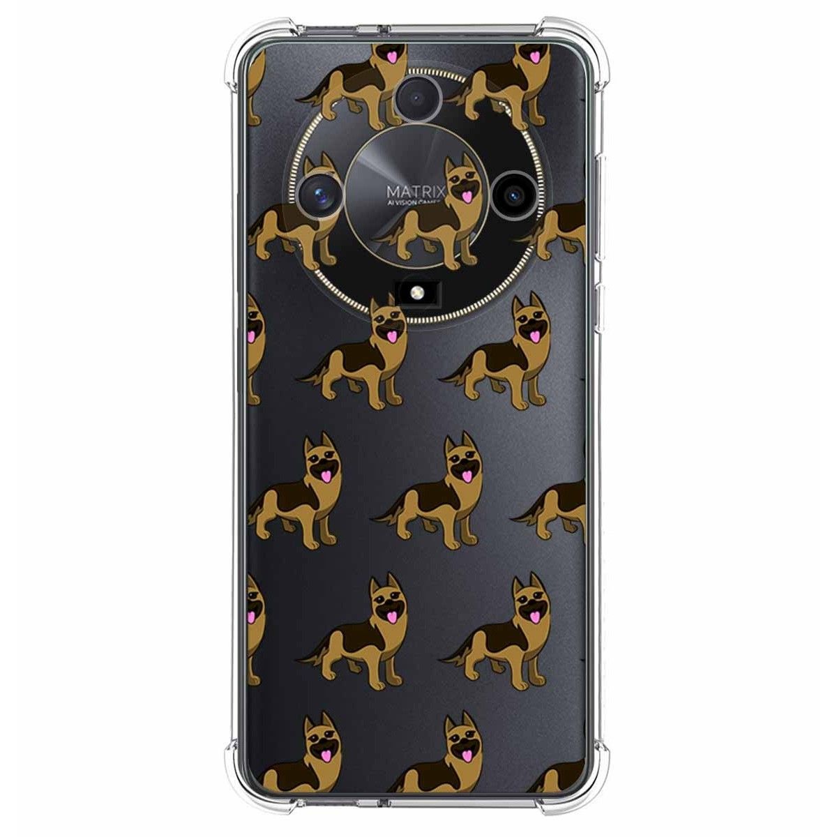 Funda Silicona Antigolpes para Huawei Honor Magic 6 Lite 5G diseño Perros 09 Dibujos