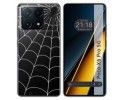 Funda Silicona Transparente para Xiaomi Poco X6 Pro 5G diseño Araña Dibujos
