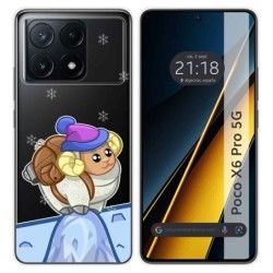 Funda Silicona Transparente para Xiaomi Poco X6 Pro 5G diseño Cabra Dibujos