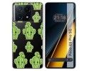 Funda Silicona Transparente para Xiaomi Poco X6 Pro 5G diseño Cactus Dibujos