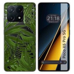 Funda Silicona Transparente para Xiaomi Poco X6 Pro 5G diseño Jungla Dibujos