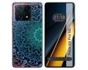 Funda Silicona Transparente para Xiaomi Poco X6 Pro 5G diseño Mandala Dibujos