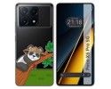 Funda Silicona Transparente para Xiaomi Poco X6 Pro 5G diseño Panda Dibujos
