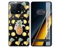 Funda Silicona Transparente para Xiaomi Poco X6 Pro 5G diseño Piña Dibujos