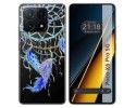 Funda Silicona Transparente para Xiaomi Poco X6 Pro 5G diseño Plumas Dibujos