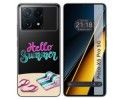 Funda Silicona Transparente para Xiaomi Poco X6 Pro 5G diseño Summer Dibujos