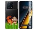 Funda Silicona Transparente para Xiaomi Poco X6 Pro 5G diseño Tigre Dibujos