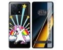 Funda Silicona Transparente para Xiaomi Poco X6 Pro 5G diseño Unicornio Dibujos
