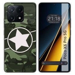 Funda Silicona para Xiaomi Poco X6 Pro 5G diseño Camuflaje 01 Dibujos