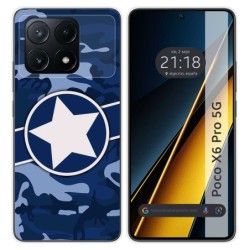 Funda Silicona para Xiaomi Poco X6 Pro 5G diseño Camuflaje 03 Dibujos