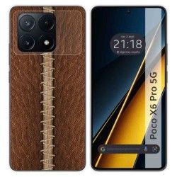 Funda Silicona para Xiaomi Poco X6 Pro 5G diseño Cuero 01 Dibujos