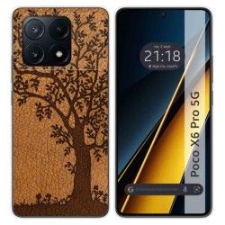 Funda Silicona para Xiaomi Poco X6 Pro 5G diseño Cuero 03 Dibujos