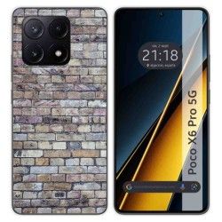Funda Silicona para Xiaomi Poco X6 Pro 5G diseño Ladrillo 02 Dibujos