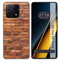 Funda Silicona para Xiaomi Poco X6 Pro 5G diseño Ladrillo 04 Dibujos