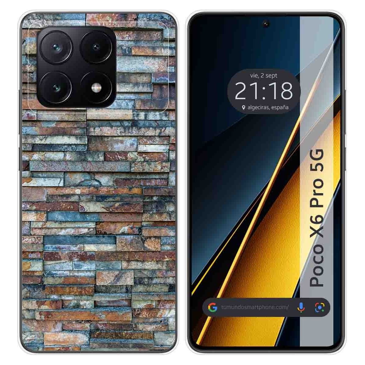 Funda Silicona para Xiaomi Poco X6 Pro 5G diseño Ladrillo 05 Dibujos