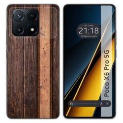 Funda Silicona para Xiaomi Poco X6 Pro 5G diseño Madera 05 Dibujos
