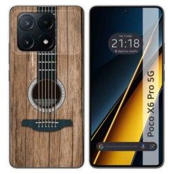Funda Silicona para Xiaomi Poco X6 Pro 5G diseño Madera 11 Dibujos