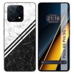 Funda Silicona para Xiaomi Poco X6 Pro 5G diseño Mármol 01 Dibujos