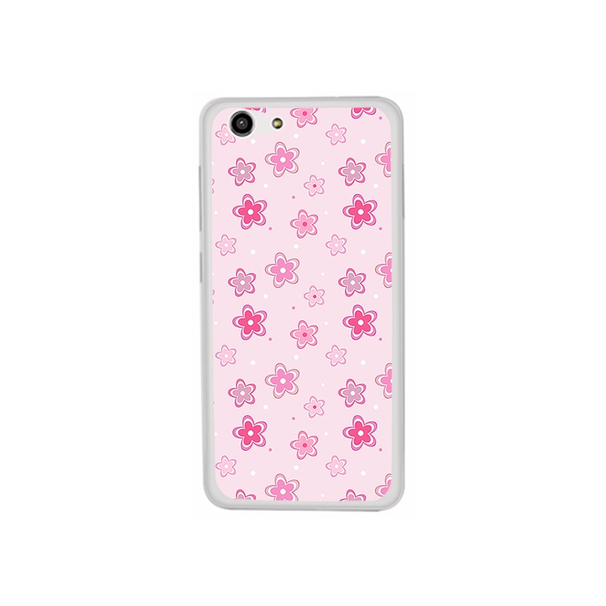 Funda Gel Tpu para Zte Blade A522 Diseño Flores Dibujos