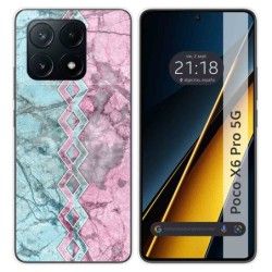 Funda Silicona para Xiaomi Poco X6 Pro 5G diseño Mármol 08 Dibujos