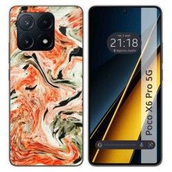 Funda Silicona para Xiaomi Poco X6 Pro 5G diseño Mármol 12 Dibujos