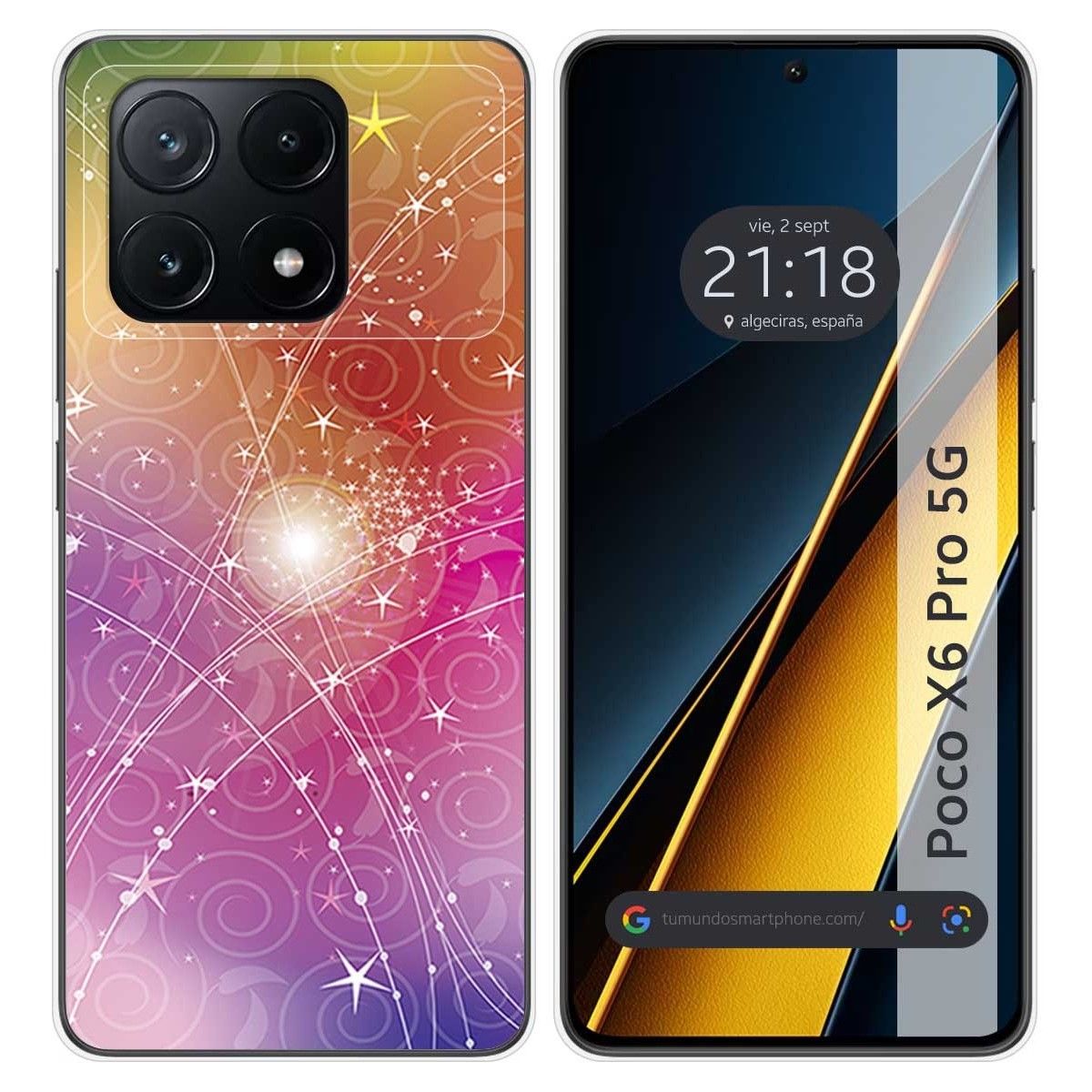 Funda Silicona para Xiaomi Poco X6 Pro 5G diseño Abstracto Dibujos