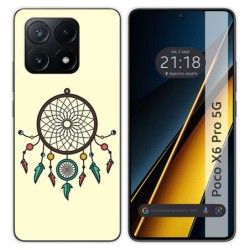 Funda Silicona para Xiaomi Poco X6 Pro 5G diseño Atrapasueños Dibujos