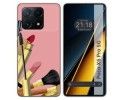 Funda Silicona para Xiaomi Poco X6 Pro 5G diseño Brochas Dibujos