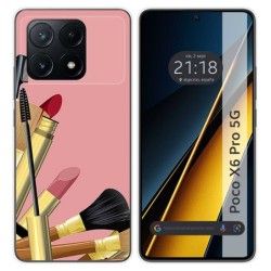 Funda Silicona para Xiaomi Poco X6 Pro 5G diseño Brochas Dibujos
