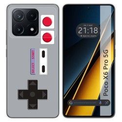 Funda Silicona para Xiaomi Poco X6 Pro 5G diseño Consola Dibujos