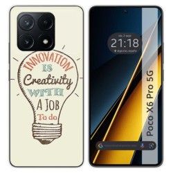 Funda Silicona para Xiaomi Poco X6 Pro 5G diseño Creativity Dibujos