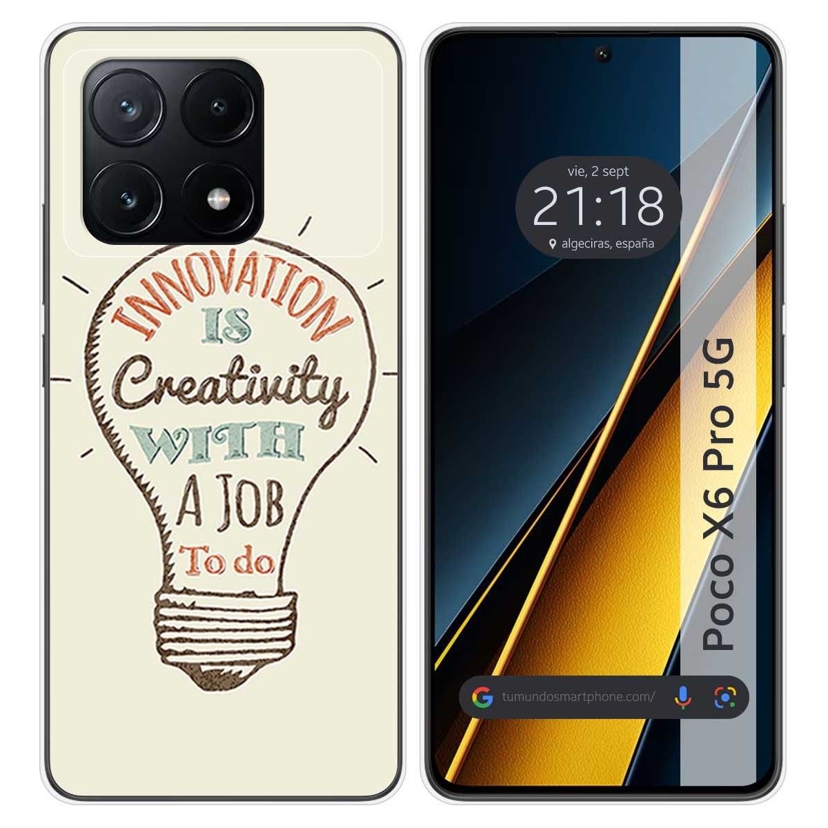 Funda Silicona para Xiaomi Poco X6 Pro 5G diseño Creativity Dibujos