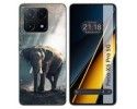 Funda Silicona para Xiaomi Poco X6 Pro 5G diseño Elefante Dibujos