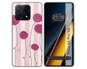 Funda Silicona para Xiaomi Poco X6 Pro 5G diseño Flores Vintage Dibujos