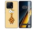 Funda Silicona para Xiaomi Poco X6 Pro 5G diseño Jirafa Dibujos