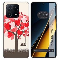 Funda Silicona para Xiaomi Poco X6 Pro 5G diseño Pajaritos Dibujos
