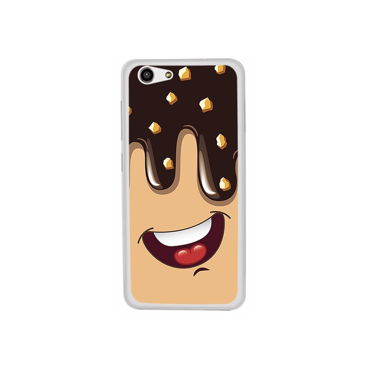 Funda Gel Tpu para Zte Blade A522 Diseño Helado Chocolate Dibujos