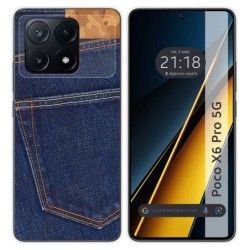 Funda Silicona para Xiaomi Poco X6 Pro 5G diseño Vaquero Dibujos