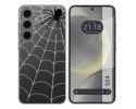 Funda Silicona Transparente para Samsung Galaxy S24 5G diseño Araña Dibujos