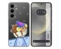 Funda Silicona Transparente para Samsung Galaxy S24 5G diseño Cabra Dibujos